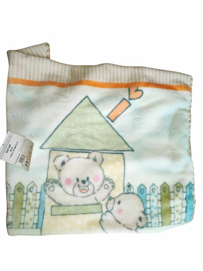 MORA Baby blanket babatakaró házikós maci